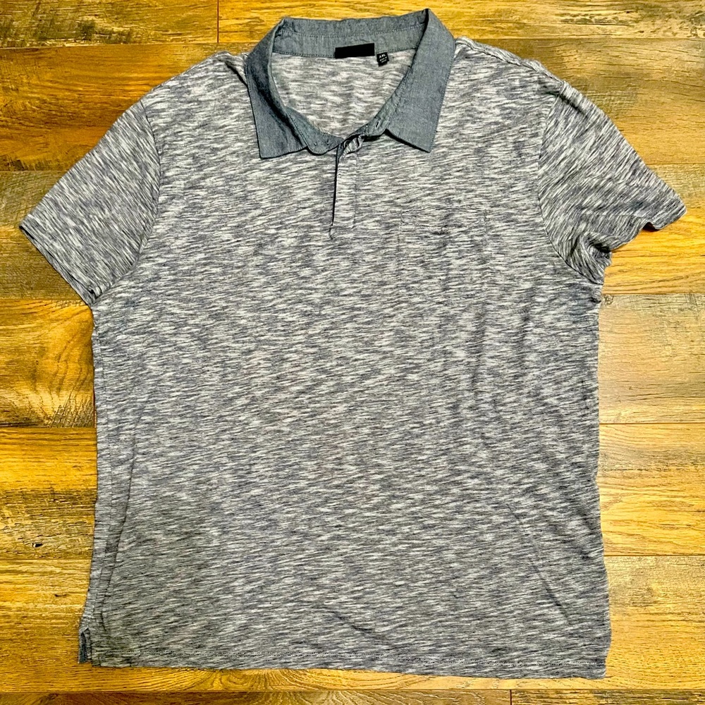 Marc Anthony - polo blue/slate with pocket